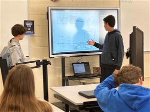 CATA class presentation using PLTW
